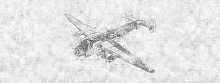 Фотообои самолет Factura INDUSTRY DRAWING PLANE 3